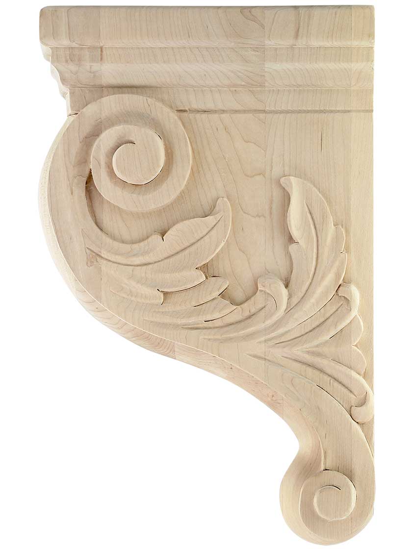 Leaf Pattern Maple Corbel in 3 Sizes | House of Antique Hardware