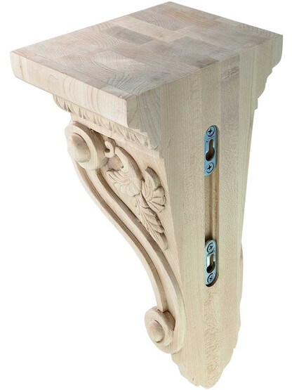 Alternate View 3 of Maple Corbel H x W x Depth.