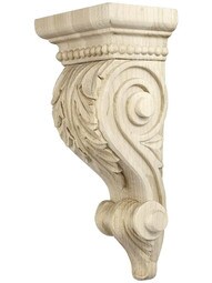 Leaf-Pattern Maple Corbel in Five Size Options