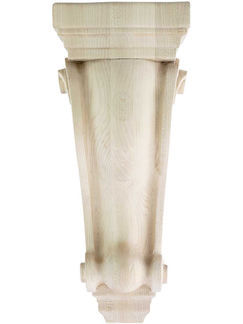 Scroll Design Corbel in Three Sizes with Choice of Wood