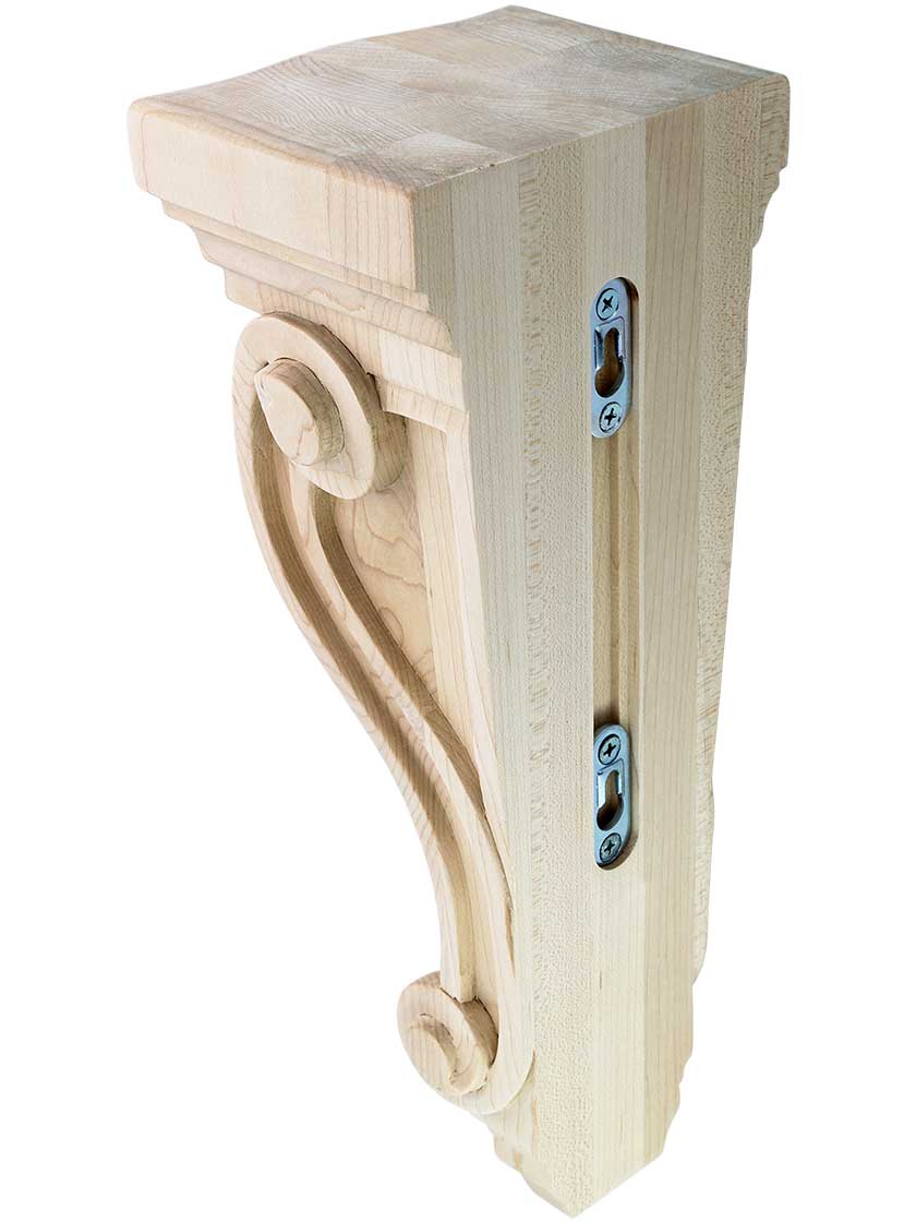 Alternate View 3 of Maple Corbel H x W x Depth.