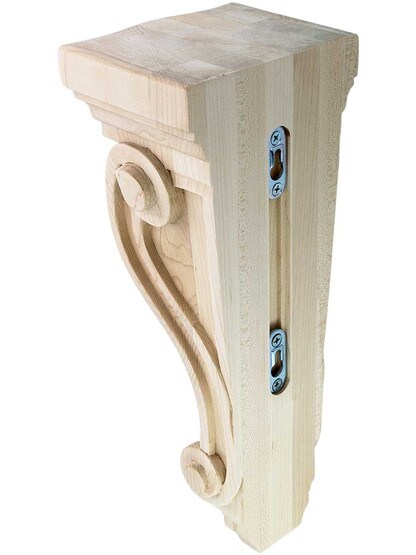 Alternate View 3 of Maple Corbel H x W x Depth.
