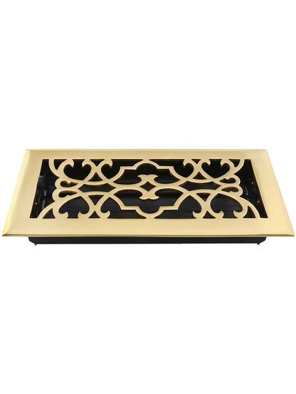 Alternate View 2 of Chateau Solid-Brass Register with Adjustable Damper.