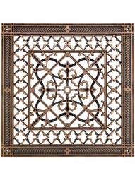 Carnegie Resin Return-Air Grille in Oil-Rubbed Bronze Color