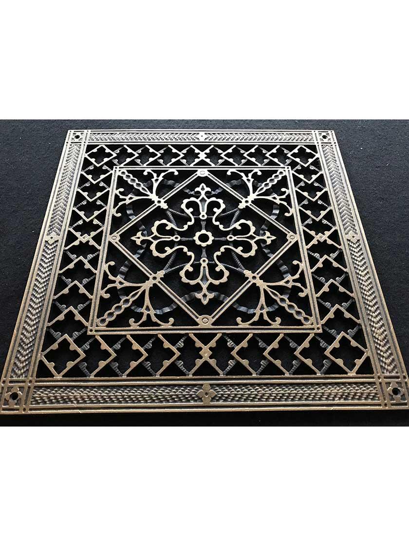 Carnegie Resin Return-Air Grille in Oil-Rubbed Bronze Color