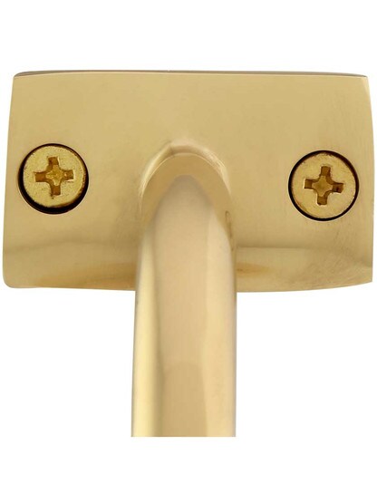 Alternate View 2 of Contemporary Solid Brass Hand Rail Bracket - Light Duty