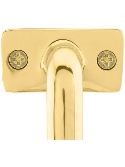 Alternate View 2 of Contemporary Solid Brass Hand Rail Bracket - Heavy Duty