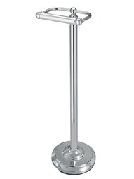 Brass Freestanding Toilet Paper Holder