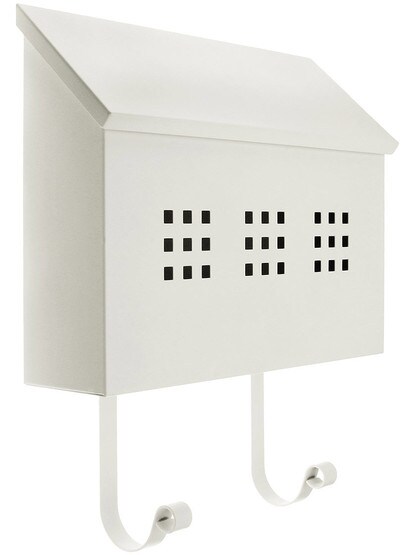 Arts & Crafts Decorative Steel Horizontal Mailbox.