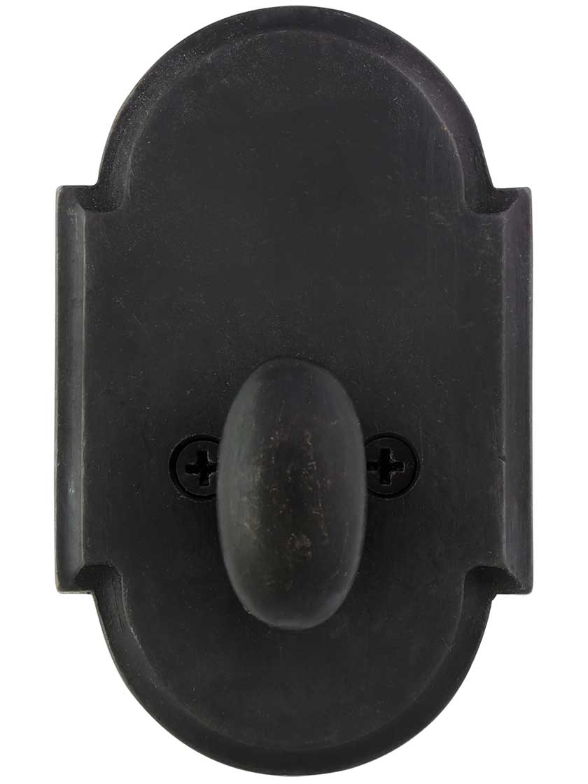 Alternate View 2 of Solid Bronze Arched Single-Cylinder Deadbolt.
