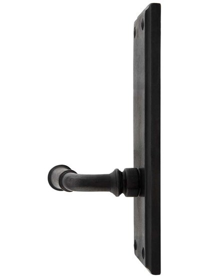 Alternate View 2 of Solid Bronze Rectangular Door Set with Colonial Levers.