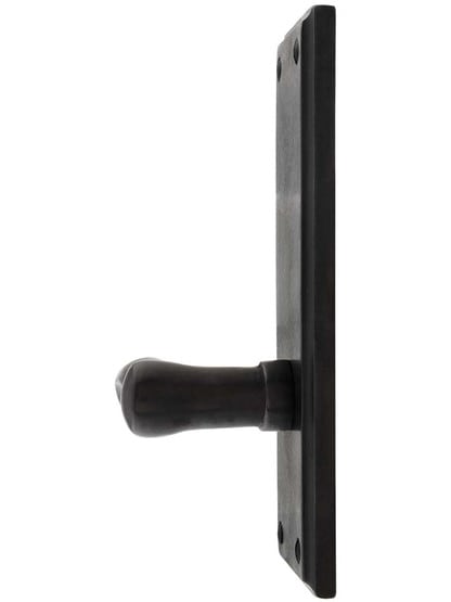 Alternate View 2 of Solid Bronze Rectangular Door Set with Churchill Levers.