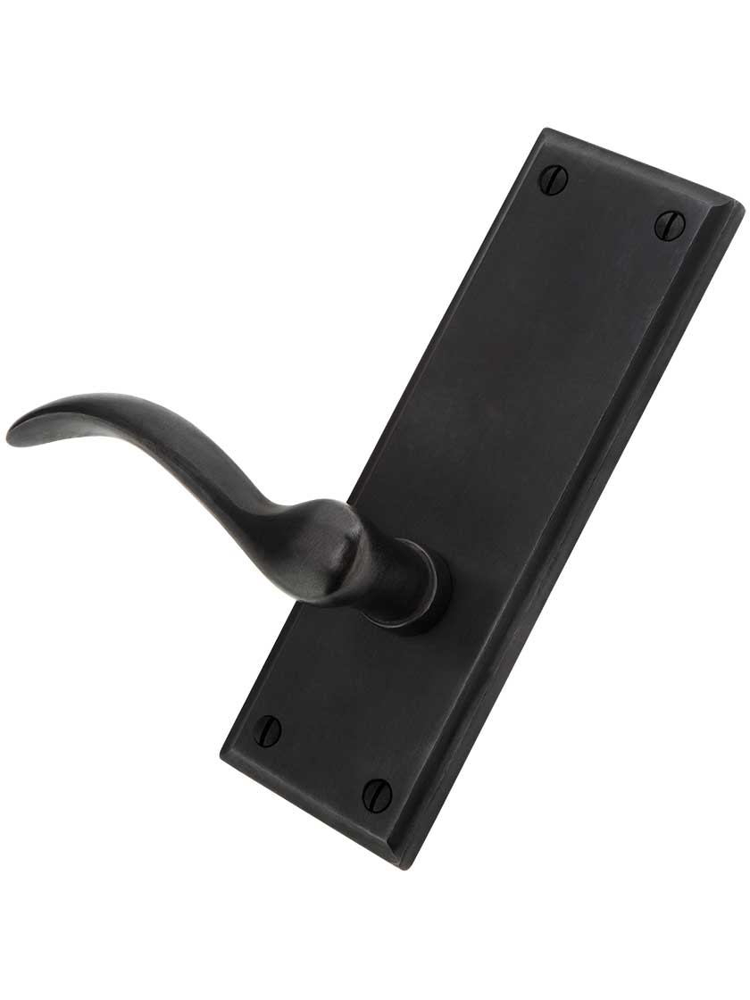 Solid Bronze Rectangular Door Set with Churchill Levers | House of