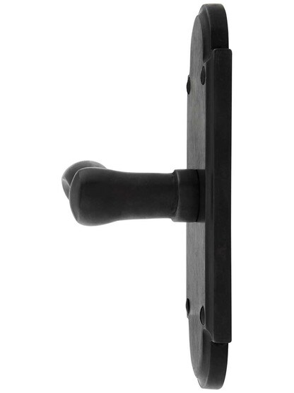 Alternate View 2 of Solid Bronze Arched-Plate Door Set with Churchill Levers.