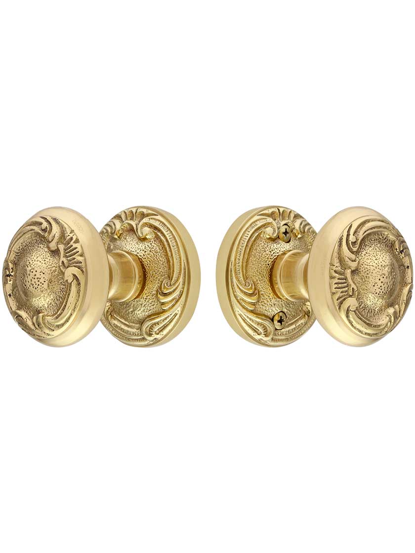 Lafayette Rosette Door Set With Lafayette Door Knobs House of Antique