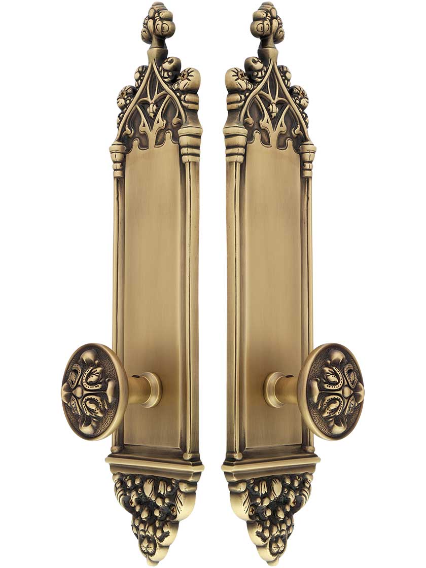 Alternate View of Colburg Door Set With Maltesia Knobs