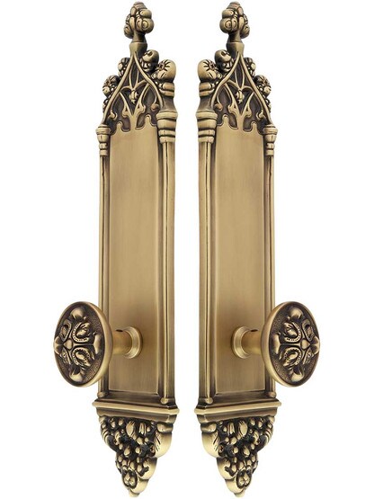 Alternate View of Colburg Door Set With Maltesia Knobs