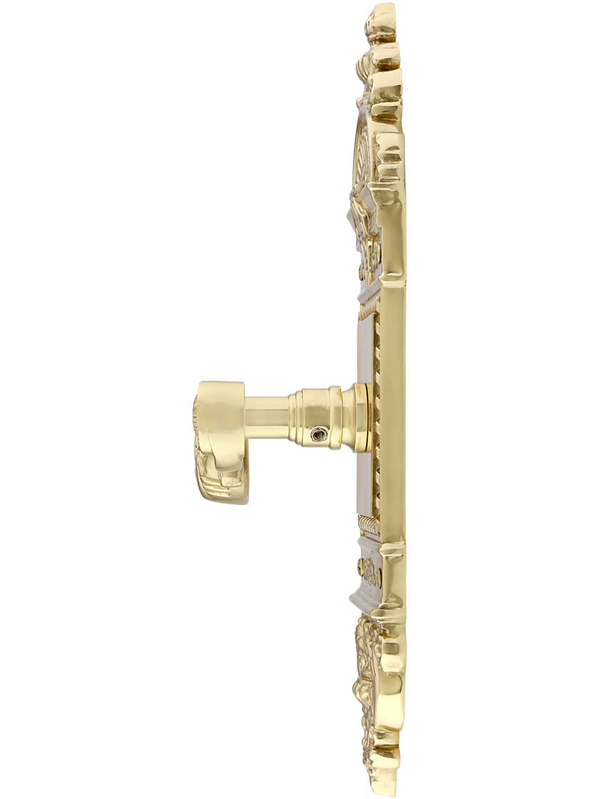 Alternate View 2 of European Plate Doorset with Champagne Levers.