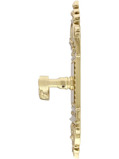 Alternate View 2 of European Plate Doorset with Champagne Levers.