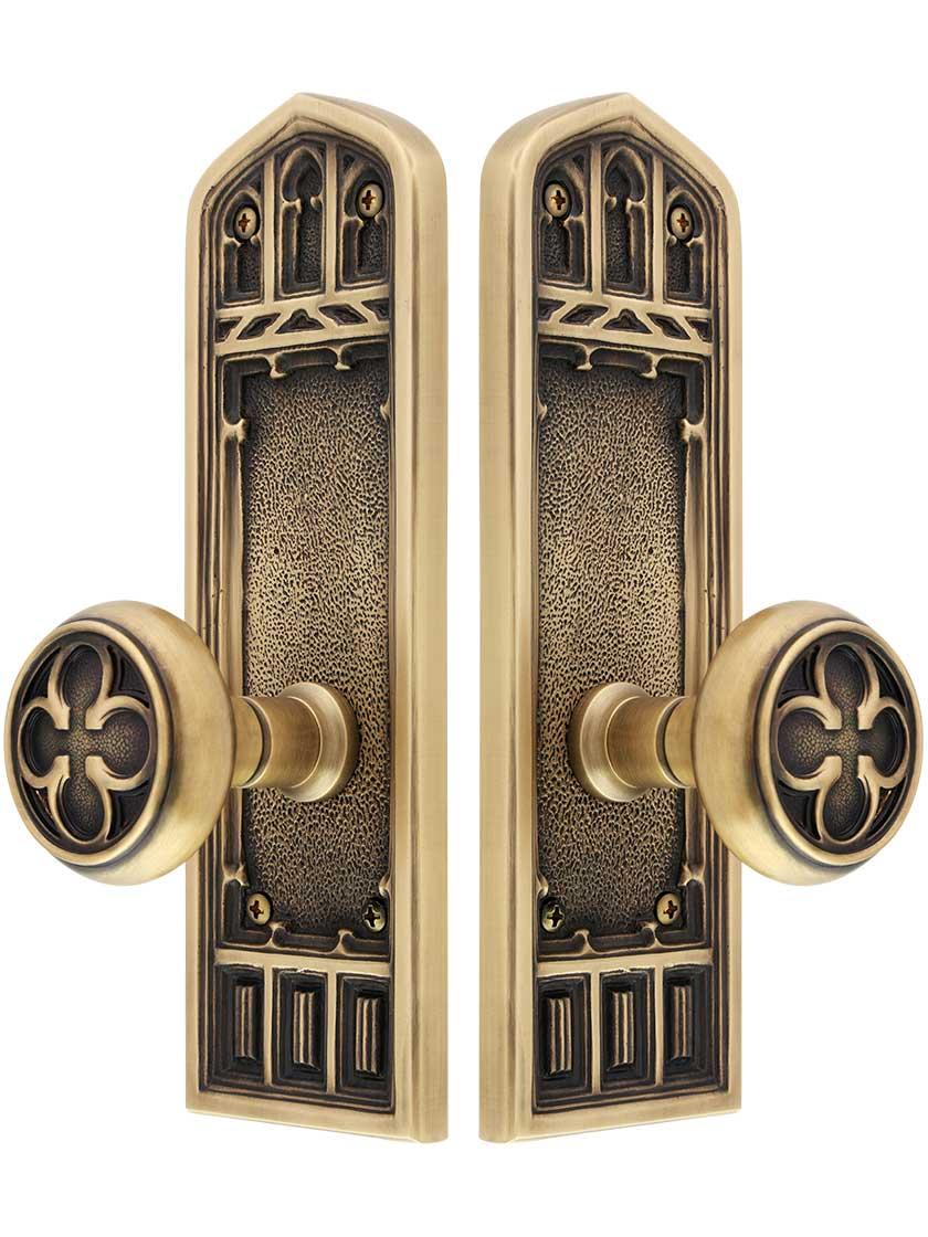 Alternate View of Oxford Interior Door Set With Oxford Knobs