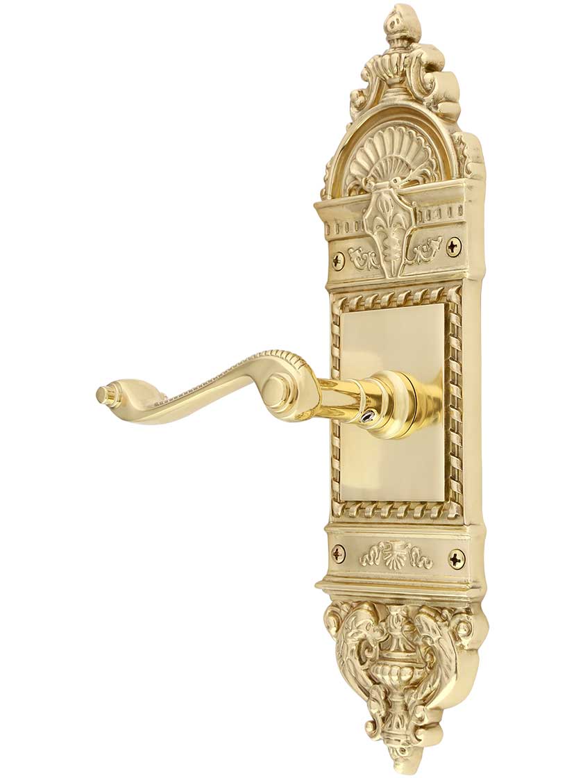 European Door Set With Rope Lever Handles House of Antique Hardware