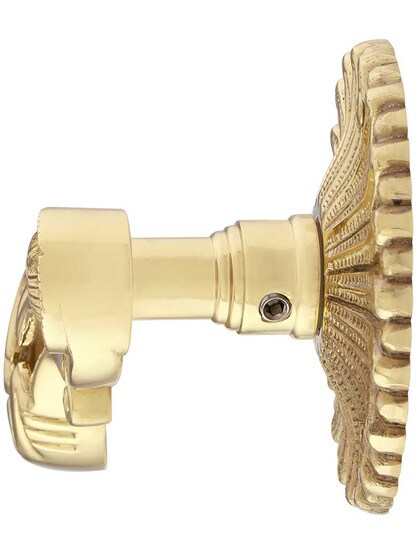 Alternate View 2 of Hollywood Regency Door Set With Champagne Lever Handles.