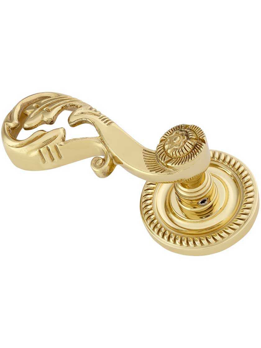 Charleston Rosette Door Set With Champagne Lever Handles House of