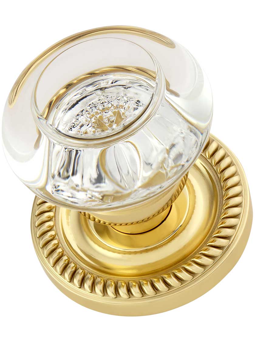 Charleston Rosette Door Set With Empire Door Knobs House of Antique