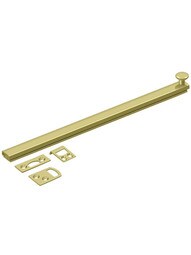 12 inch Contemporary Surface Bolt.