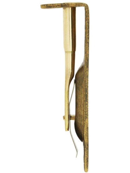 Alternate View of 4 inch Flush Mounted Door Bolt In Solid Brass