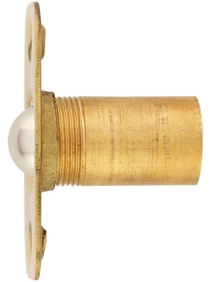 Alternate View of Solid-Brass Ball Catch with Rounded Corners.