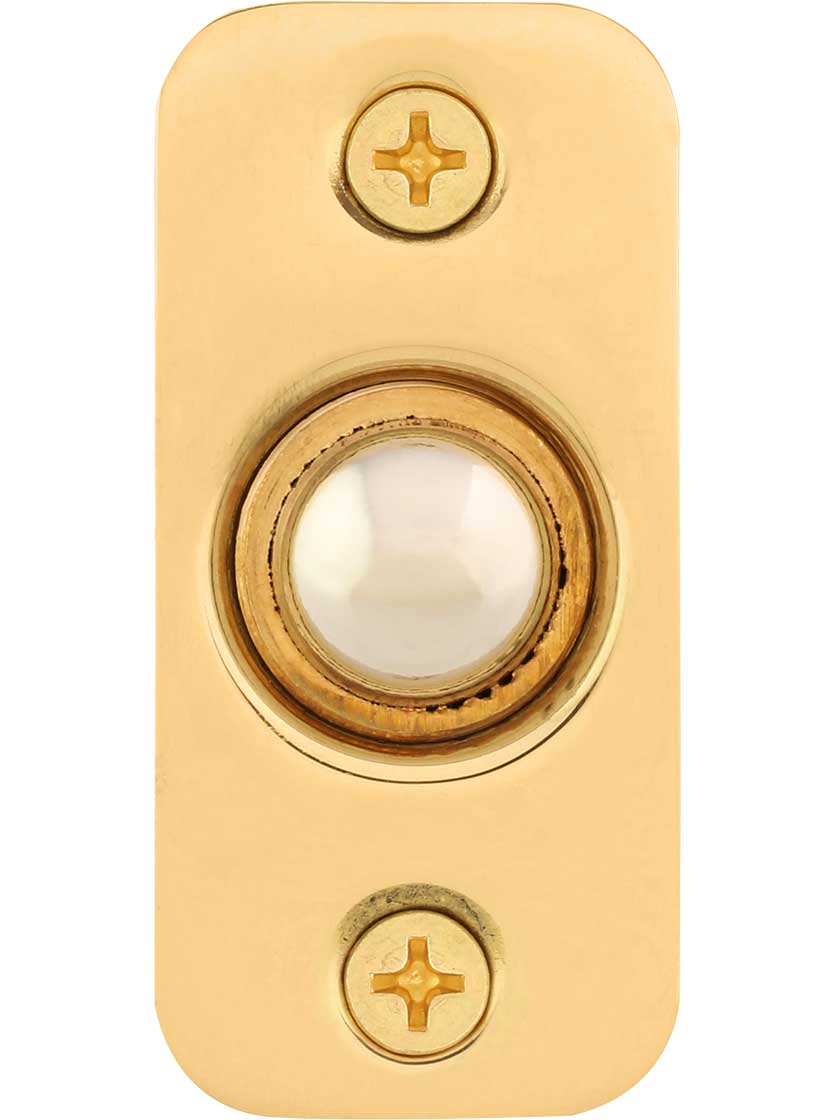 Solid-Brass Ball Catch with Rounded Corners
