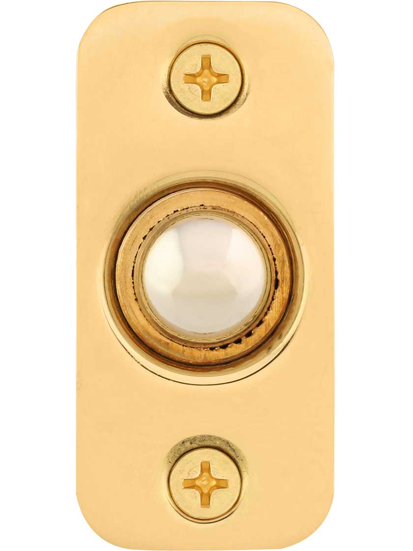 SolidBrass Ball Catch with Rounded Corners House of Antique Hardware