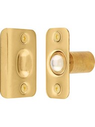 Solid-Brass Ball Catch with Rounded Corners