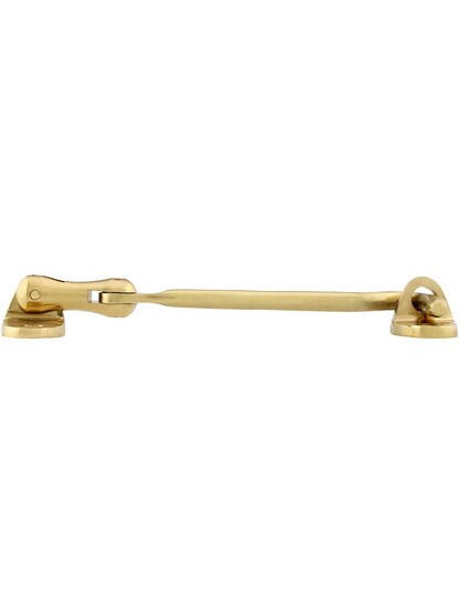 Alternate View of Solid-Brass 4 inch Hook and Eye.