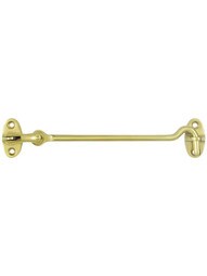 Solid-Brass 6" Hook and Eye