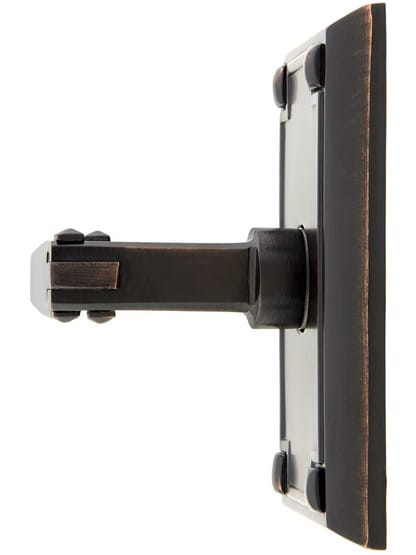 Alternate View 2 of Craftsman Style Lever Door Set With Rectangular Rosettes