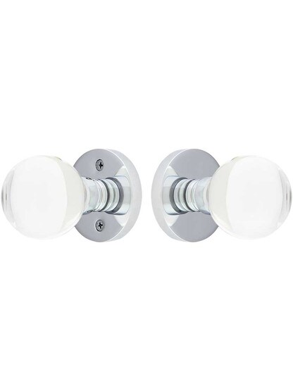 Alternate View of Disc Rosette Door Set With Bristol Knobs