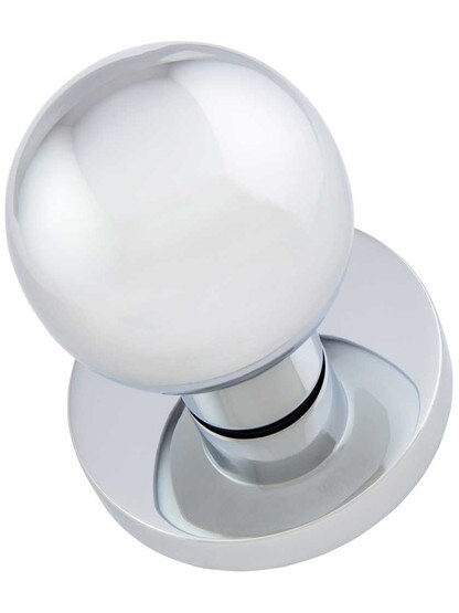 Alternate View 3 of Disc Rosette Door Set With Orb Knobs