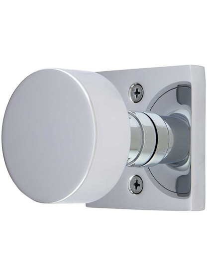 Square Rosette Door Set With Disc Knobs
