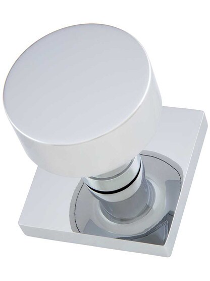 Alternate View 3 of Square Rosette Door Set With Disc Knobs
