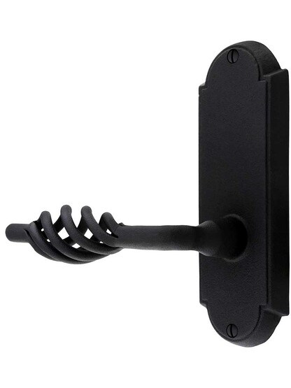 Wrought Steel Colonial Door Set with Lafayette Levers