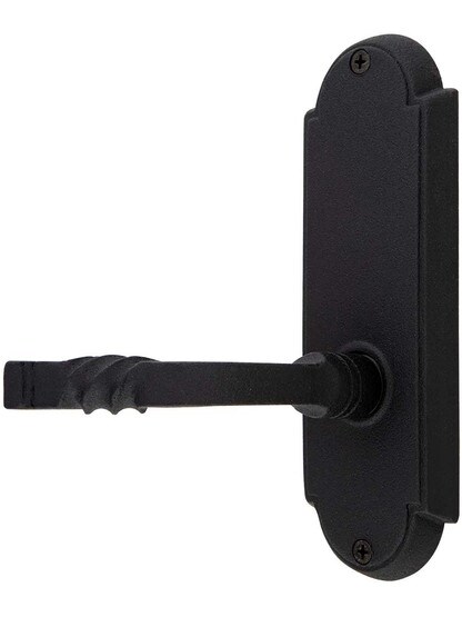 Wrought Steel Colonial Door Set With San Carlos Levers