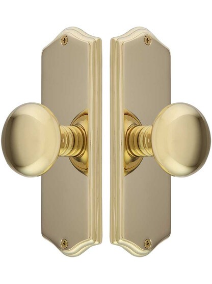 Alternate View of Colonial Revival Door Set With Providence Knobs.