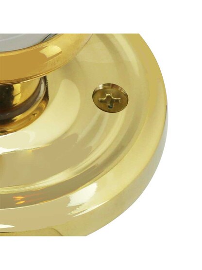 Alternate View 3 of Classic Rosette Door Set with Providence Crystal Glass Knobs.