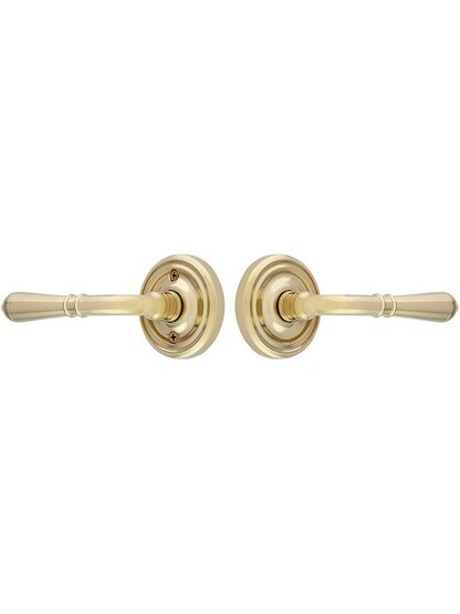 Alternate View of Classic Rosette Set With Turino Levers.