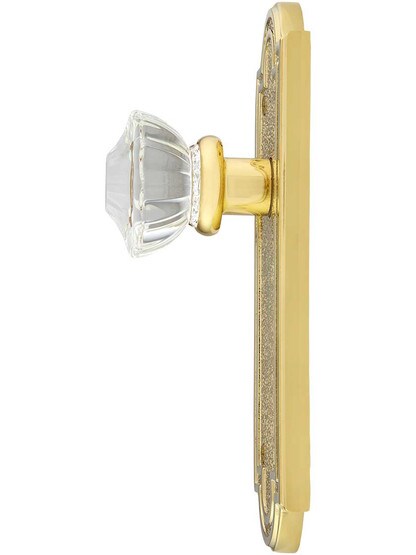 Alternate View 2 of Belmont Plate Set With Astoria Crystal Glass Door Knobs.