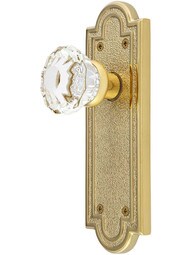 Belmont Plate Set With Astoria Crystal Glass Door Knobs.
