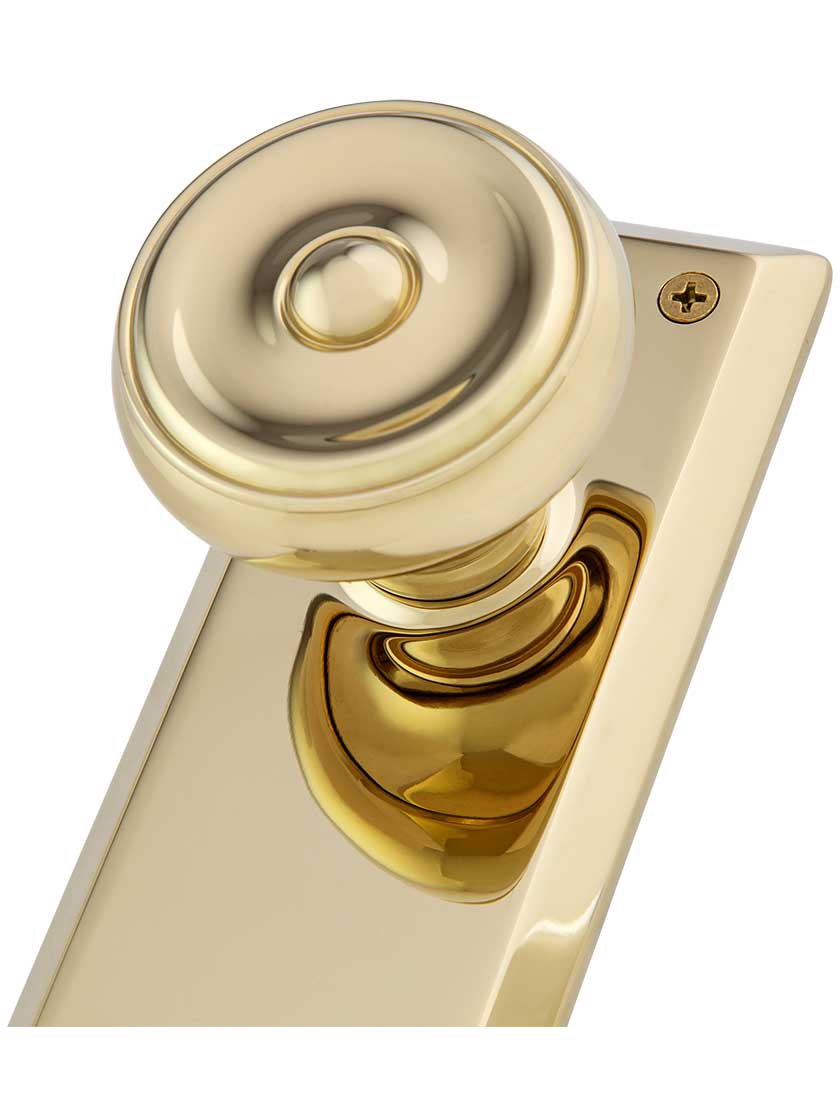 Alternate View 3 of Quincy Door set with Waverly Knobs.