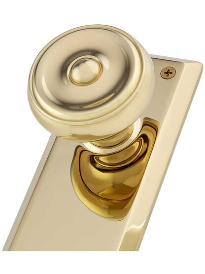 Alternate View 3 of Quincy Door set with Waverly Knobs.